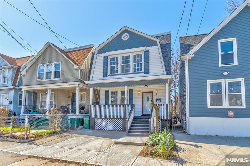 Welcome to this beautifully fully renovated Colonial one-family home in Newark, offering 3 bedrooms and 2.5 baths with approximately 1,480 sq ft of well-designed living space on a spacious lot. The first floor features a bright and inviting layout with a comfortable living room, formal dining room, brand-new modern kitchen with updated finishes, new flooring throughout, and a welcoming foyer perfect for both everyday living and entertaining. The second floor offers three generously sized bedrooms, including a master suite, along with two full bathrooms designed for convenience and functionality. A full basement with a half bath provides excellent additional space for recreation, storage, or potential customization, with washer and dryer connections to be installed prior to closing. Enjoy the convenience of driveway parking and a spacious backyard ideal for outdoor gatherings, gardening, or relaxation. Conveniently located on a commuter-friendly street near schools, shopping centers, parks, and public transportation with easy access to NYC, this move-in-ready home combines modern upgrades with classic charm and exceptional value.