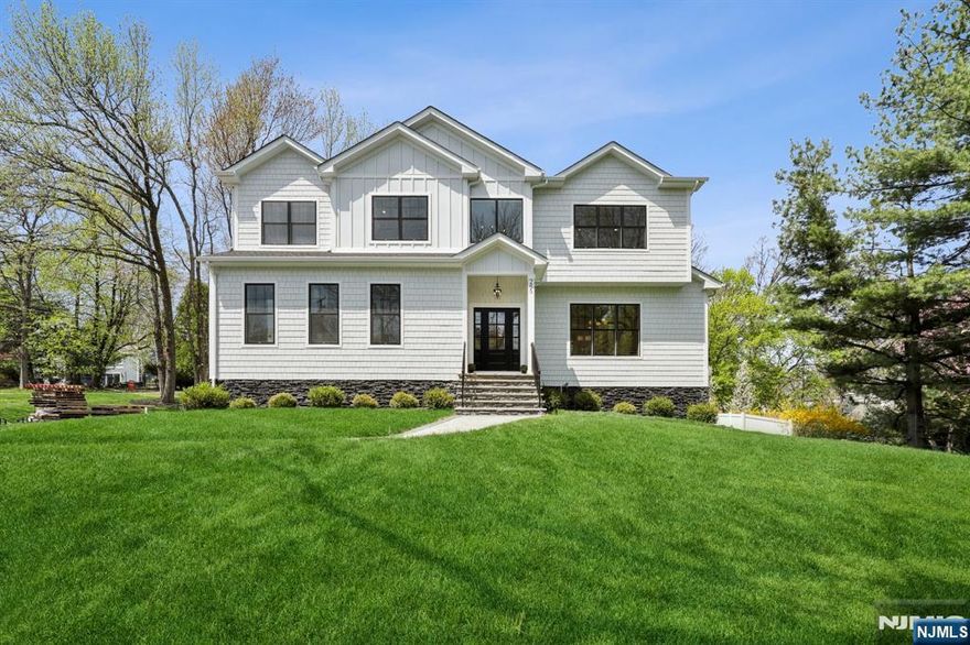 Superior High-End Craftsmanship with over 4,000 sq ft of finished living space spanning 3 levels nestled on a half acre of flat land w/ room for FUTURE POOL. Custom Coffered Ceilings, Wainscotting & Detailed Millwork. Grand Foyer Impresses w/ Soaring 20 ft Ceilings, 10ft Ceilings on 1st fl & 9ft on 2nd & basement. Formal Dining Rm, Family Rm w/ Gas FP & sliders leading to large deck overlooking backyard. Gourmet Kitchen w/High End SS Appliances, Center Island, Quartz Counters, Breakfast area & Walk-in Pantry. First Floor Guest Suite or Private Home Office & Powder Room. Second Floor Primary Retreat w/ High Ceilings, Beautiful Detailed Moldings, Spa Bath w/Soaking Tub and a Custom Walk-in Closet. Three Large Guest Bedrooms, Hall Bath & Laundry Rm. Fully Finished Basement w/ Mud Room, Large Rec Room, Full Bath, Office. Builder Financing Available. Get in now to customize. Close to schools, park, town pool and so much more.