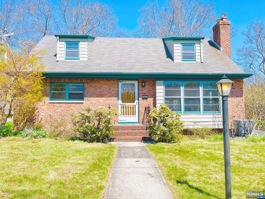 Expanded 4 Bedroom 2 Bath Cape Cod style home located in the Brookdale Section. Features include spacious Living Room w/ wood burning fire place, formal dining room, enclosed sunroom, fenced in yard. Central Air. Great location! Minutes to Brookdale Park, close to Montclair downtown & train, Shopping, Restaurants, Major Highways (Rt 3, 46 & Parkway) Easy commute to NYC. Home needs TLC.. Very good opportunity to bring your ideas & make this your forever home! Home is being sold "AS IS"