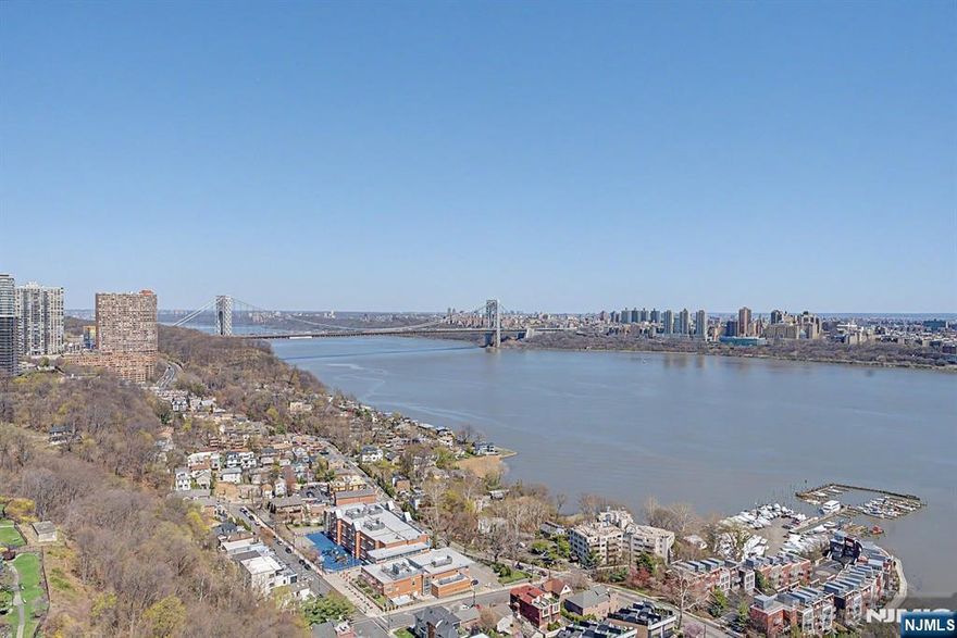 Stop Renting and start building Equity! Here's your chance to start Owning!!! Welcome to this beautiful 1 bedroom, 1 bathroom co-op in the highly sought after Horizon House offering over 1000 sq ft of sun filled living space. Located on the 25th floor, this unit features two enclosed balconies with breathtaking north facing views of the Goerge Washington Bridge and the Hudson River. The spacious layout includes a bright, generous living room with dedicated dining area, a large bedroom with dressing area, abundant storage including walk in closet, and one assigned parking space. Enjoy outstanding full service amenities including 24-hour doorman/secuity, community room, fitness center, laundry facilities, two outdoor pools, tennis, pickleball, children's play area and on site convenience store. Prime commuter location with easy access to NYC via bus, train, and ferry. Maintenance includes All utilities, property taxes, and one parking space. Board approval required with a 4:1 income to debt ratio.