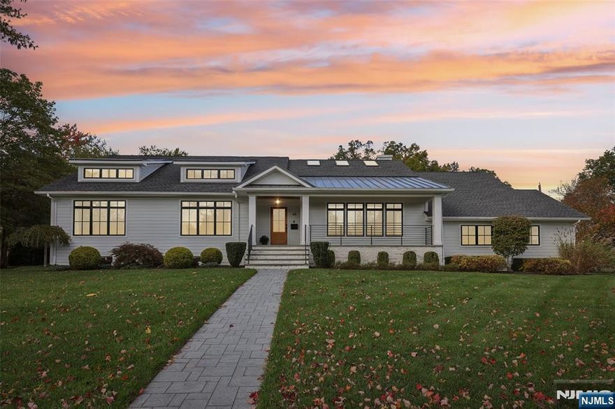 Welcome to this stunning 7-year-young home built on an existing foundation located on a premier Glen Rock street. This home has been beautifully renovated and thoughtfully designed for modern living. Spanning over 4,000 square feet including the finished basement, this residence showcases exceptional craftsmanship, high-end materials, and an open-concept layout thatâ€™s perfect for both entertaining and everyday comfort. The heart of the home is the chefâ€™s dream kitchen, featuring a breathtaking 12-foot quartz island, marble countertops and backsplash, and a butlerâ€™s pantry for added functionality. Custom cabinetry, premium appliances, and elegant lighting create a space thatâ€™s as stylish as it is practical. The primary suite offers a private retreat with luxurious finishes, while three additional bedrooms provide ample space for family or guests. With four beautifully appointed bathrooms, every detail has been curated for sophistication and comfort. Custom trim work, oakwood flooring, and an abundance of natural light flow throughout the home, creating a bright and welcoming ambiance. Step outside to the covered bluestone patio, ideal for relaxing or entertaining year-round. This exceptional property seamlessly blends timeless design with modern amenitiesâ€”truly a place to call home.