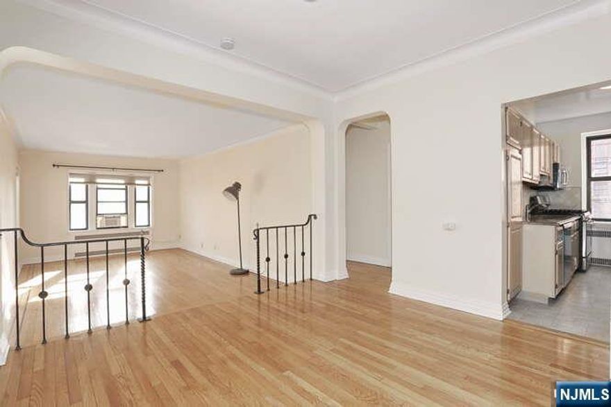 Large 1008 sqft 1-bedroom unit offers a spacious extra room as an office with a window & a separate entrance/exit! Sun-drenched updated apartment for rent in the best Prospect Avenue area in Hackensack! Beechwood - a stunning well-kept secure historic building with art deco lobby on picturesque grounds & manicured lawns! 10 min drive to NYC for a fraction of NYC rent of an upscale unit! NYC & local buses out front. Windowed galley kitchen, rows of cabinets, pantry, granite countertops, new dishwasher. Huge living & dining room combo with built-in book shelves! Updated windowed bathroom. 5 large closets, gorgeous floors, 9 ft ceilings, large windows. Garbage disposal on every floor. 2 new state of art laundry & recycling rooms on the ground floor. 1 parking space, water, & heat included in rent. Walk to schools, restaurants, Houses of Worship, parks, HUMC, & everything else amazing Hackensack has to offer! Ample free street parking. Up to 2 cats allowed! Great community! 24/7 super.