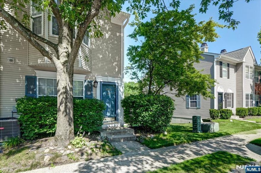 Enjoy beautiful evening views from your private balcony in this move-in ready end-unit at sought after Franklin Heights. This spacious home includes a finished basement and access to fantastic community amenities such as a pool, clubhouse, tennis courts, and playground. The location is unbeatableâ€”just minutes from dining, shopping, popular hiking spots, and convenient NYC transportation. Plus, there's plenty of guest parking available and two included parking spaces! The first floor offers a welcoming foyer, eat-in kitchen with new microwave, formal dining area, powder room and a bright living room with sliders leading to your sunset-facing balcony. Upstairs, youâ€™ll find a large primary suite with private bath, a second bedroom, full hall bath, and convenient second-floor laundry. The finished basement provides ideal space for a home gym, office, or rec room. This unit is also a smart investment opportunity and offers low-maintenance living with landscaping and snow removal included.