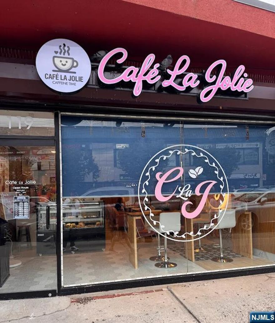 Fully Equipped Cafe in Prime Palisades Park Location Exceptional opportunity to own a fully equipped cafe in the heart of Palisades Park. This turnkey space features a brand-new espresso machine, complete coffee equipment, and a modern build-out ready for immediate operation. The property includes a large basement, ideal for storage, prep, or expansion. Located in a high-traffic, prime commercial area, this cafe is perfect for an owner-operator or an entrepreneur looking to launch or expand a cafe coffee, or dessert brand. Excellent visibility and strong local demand make this a compelling business opportunity. Great opportunity to create and grow your own brand in one of Bergen Countyâ€™s most desirable commercial areas. Do not go directly to the business or disturb employees. Showings by confirmed appointment only. Please call or text listing agent Charles Sohn at 631-241-1888 to schedule.
