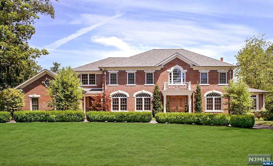 The BEST of New Jersey! Luxury Living located in Livingston's Most PRESTIGIOUS Neighborhood of COVENTRY. RARE 2009 NEW CONSTRUCTION Stately All Brick Custom Colonial sits on a Beautiful LUSH .80 Acre Property Boasting Most In-Demand MULTI-GENERATION Layout: 6 Bed + 6 1/2 Bath incl PRIVATE GUEST Bedroom & Bath on Main Level. Enter into Soaring Ceiling DOUBLE-STORY Foyer w/STUNNING Curved Staircase Flanked by Formal BANQUET Dining Room & EXECUTIVE Custom Office with exquisite Mahogany Built-ins. UNFORGETTABLE in the RICH Tradition of Bull & Bear Billiard Room with Wet Bar &Temperature Controlled 300 Bottle Wine Closet. Formal Living Room with RICH COFFERED Ceilings warmed by Gas Fireplace & Walkout to Covered Stone Patio &Dream Backyard w/Sport Court, Firepit, Hot Tub & Putting Green plus Great Potential for a PERFECTLY POSITIONED In-Ground Pool. GOURMET Custom 550+ sqft EAT-IN Kitchen with Designer Appliances, 2 dishwashers & Butler's Pantry w/built-in Miele Coffee/cappuccino maker