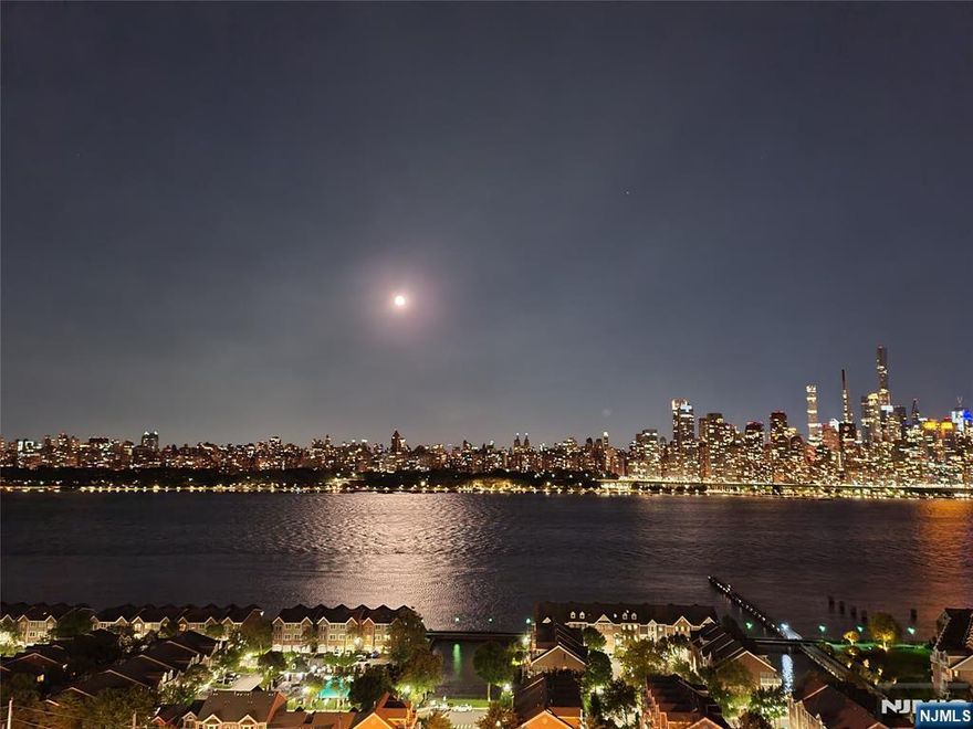 MOST DESIREABLE RENOVATED RIVERFRONT ONE BEDROOM WITH GORGEOUS HUDSON RIVER & NYC VIEWS FROM EVERY ROOM! LOW MAINTENANCE!!!! GORGEOUS SUNRISE, SOLID WOOD CABINETS, GRANITE COUNTER TOPS, SS APPLIANCES, FULLY RENOVATED, OPEN KITCHEN, CUSTOM CLOSETS. BALCONY DIVIDER IS ON NORTH ALLOWING FOR SWEEPING OPEN VIEWS OF NY & HUDSON RIVER LOCATED AT THE VERSAILLES, A FULL SERVICE BUILDING ON BOULEVARD EAST ON THE BANKS OF THE HUDSON RIVER. QUICK & EASY COMMUTE TO NYC, TRANSPORTATION AT YOUR DOORSTEP! HOA INCLUDES UTILITIES; TAX, ELECTRIC, WATER, HEAT, AIR & GAS AS WELL AS BUILDING UNDERLYING MORTGAGE, POOL, PROMENADE/BBQ AREA.