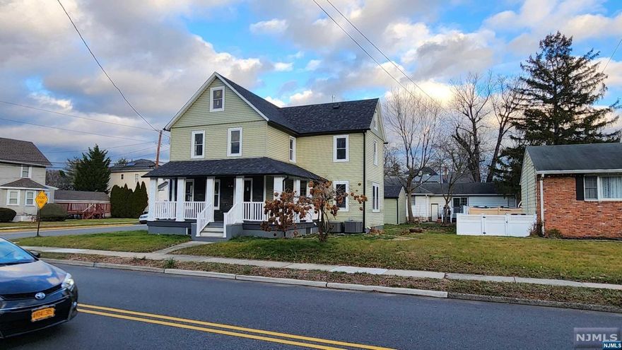 Fully updated house featuring a modern kitchen, updated bathrooms, new flooring, and fresh paint. The basement has been remodeled. The home includes a newer roof, heating system, and separate central air conditioning for each floor. There is a detached one-car garage. Conveniently located near bus transport and schools.