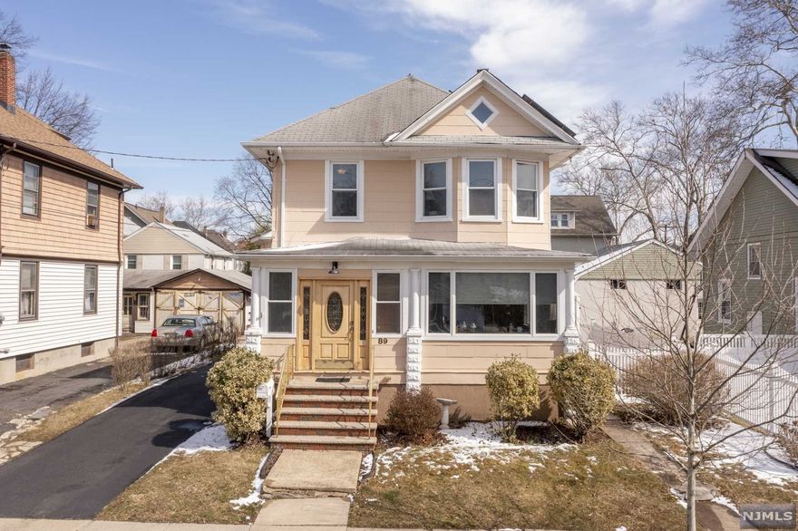 Treat yourself to easy-care living with this wonderful Hawthorne home. Step inside to discover a bright and welcoming abode with lots of natural light and gorgeous hardwood flooring throughout. Relaxation is easy in the lovely living room with multiple windows that frame views over the front garden. You can flow through into the formal dining room and then into the kitchen. There is also ample storage and plenty of space for a dining suite in the sunny breakfast nook. A large laundry room with added storage and counter space. There are three bedrooms and are serviced by 1.5 bathrooms for added comfort. Outside, a white vinyl fence envelops the yard and there is a paved patio ready for summertime fun. A detached garage could also be used as a workshop, for those who love DIY. Enjoy this central location within a commuter town that places you only moments from everything you could need. Train stations to NYC, town pool, movie theatres and county park are just a few blocks away.