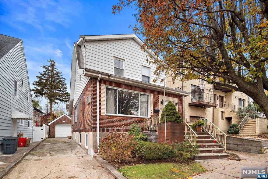 2 FAMILY ON ONE WAY STREET WITH GARAGE AND DRIVEWAY PARKING. FULL FINISH BASEMENT WITH FULL BATH AND KITCHEN. GARAGE AND DRIVEWAY PARKING 2ND FLOOR UNIT Vacant. 1st floor Unit on a month to month lease