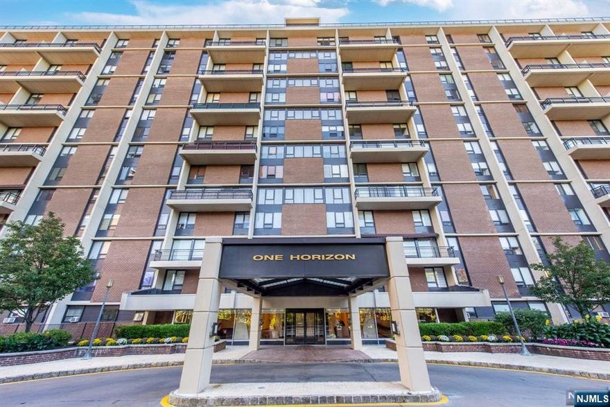 Welcome to the renowned Horizon House of Fort Lee, an iconic Co-op community set on 30 acres of picturesque, park-like grounds- just 1 mile south of the GWB! Step into your spacious, 24' tiled terrace and indulge in breathtaking, UNOBSTRUCTED views of the NYC skyline. Inside, a stunning foyer welcomes you to an open-concept kitchen with a breakfast bar, flowing seamlessly into a dining area and living room all boasting magnificent skyline vistas. The master bedroom is beautifully designed, featuring a large walk-in closet. An additional bedroom and a full bathroom complete this exceptional unit. Horizon House is pet-friendly, offers guest parking, and is located just a few miles from Manhattan, making it a highly desirable place to live. Maintenance is all-inclusive covering utilities, taxes, 24-hour doorman, and all amenities (tennis, pools, playground, etc). Board approval requires a 4:1 income to debt ratio, 25% down payment for financing. Reach out today for a private tour!