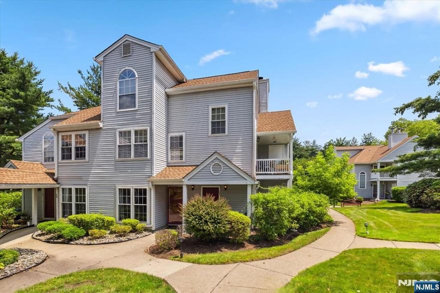 This beautiful 1,230-square-foot home offers a bright & open first-floor layout featuring hardwood floors, a wood-burning fireplace, & a quant outdoor area. This is a 2-bedroom, 2-bath condo in the highly sought-after Hilltop Farms in Lincoln Park. This home features hardwood floors throughout & carpet in the bedrooms. Upon entering the foyer w/ a coat closet, you ascend to a spacious open concept dining room filled w/ natural sunlight, connected to the kitchen & living room. The living area shows a cozy wood-burning fireplace maintained annually by the association. Step outside to the private patio for your morning coffee. The second bedroom is adjacent to a full bath. The primary bedroom offers a full en suite bath w/ shower combo, & a large WIC. This quiet unit offers easy access to ample parking just a short distance from the entrance. The unit also features newly updated central air conditioning, gas heating, & in-unit laundry. The Hilltop Farms community is conveniently located near public transit, including NJ Transit stations, as well as major highways, parks, & golf courses.