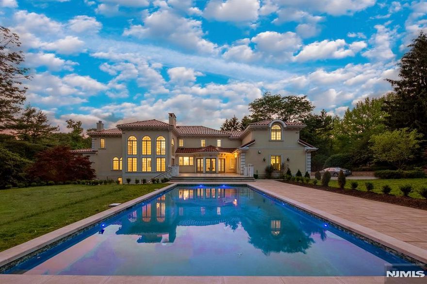 Watch the comprehensive virtual tour video! https://www.njproper.com/mls-5-ellens Please call listing agents direct with any questions: Jason Pierce 201 397 5888 & Richard Orlando 551 486 2065. Gorgeous Mediterranean colonial offering top of the line construction and a 4 car garage on a private cul de sac in one of the nation's most prestigious zip codes. Major Renovation includes the addition of an inground pool, 8 completely new bathrooms, a new custom kitchen, a new bedroom suite on the main level, a new office, new wine room, and much much more! Schedule your private tour today! The VIRTUAL TOUR link includes a comprehensive video tour, an interactive whole-house 3d model, floor plans, and more...