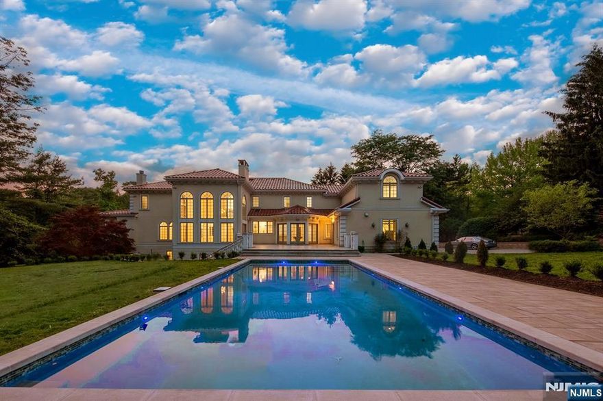 Watch the comprehensive virtual tour video! https://www.njproper.com/mls-5-ellens Please call listing agents direct with any questions: Jason Pierce 201 397 5888 & Richard Orlando 551 486 2065. Gorgeous Mediterranean colonial offering top of the line construction and a 4 car garage on a private cul de sac in one of the nation's most prestigious zip codes. Major Renovation includes the addition of an inground pool, 8 completely new bathrooms, a new custom kitchen, a new bedroom suite on the main level, a new office, new wine room, and much much more! Schedule your private tour today! The VIRTUAL TOUR link includes a comprehensive video tour, an interactive whole-house 3d model, floor plans, and more...