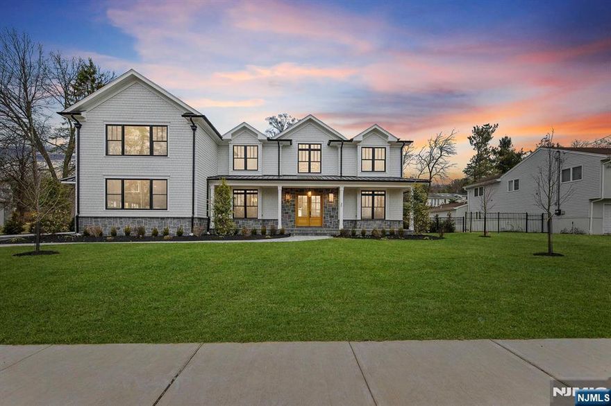 Call Jason Pierce direct: 201 397 5888. A true masterpiece of design and craftsmanship on the east hill of Closter. Stunning 8000 sqft house with 6 spacious bedrooms and 7.5 bathrooms. The exterior is a sophisticated blend of Hardie shingle & stone, w metal & shingle roofing. Wide plank white oak flooring flows seamlessly throughout. The custom imported Italian kitchen is a chef's dream featuring high-end cabinetry, appliances & finishes. A beautifully designed wine cellar awaits, ready to house your finest collections. Entertain with ease in the expansive living areas, which include a fitness room and a bar for hosting guests. 3-car garage w/ EVC provides ample space for vehicles and storage. Every detail in this home is meticulously curated to offer unparalleled luxury and comfort. Owner has RE license and is listing agent. The VIRTUAL TOUR link contains a comprehensive room by room video tour, additional photos, floor plans, and a complete interactive 3D model of the home.