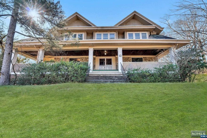 Own a piece of history with this stunning Arts & Crafts style home. Located in Park Ridge's official Historic District. This home has been meticulously preserved & maintained. The wrap-around porch welcomes you while overlooking street from high above. Gleaming oak woodwork, stained-glass windows & solid wood doors throughout are only some of the original details that shine in this stellar home. Custom-built in 1904, the layout features VERY spacious formal living Rm W/FPL, a main staircase & "servants" staircase, SIX large Bedrooms, one with direct access to rear stairs, making it ideal for a nanny or guests. The Kitchen was lovingly renovated with incredible attention provided to matching the existing wood throughout the home. It features a Butler's Pantry with custom storage & direct access to the main stairs. Finished Basement with Rec Room, Gym area and half bath. Detached garage/shed with loft storage. MUST SEE IN PERSON! Truly a special home in a desirable neighborhood!