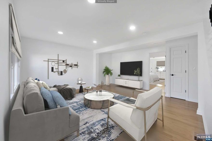 BE THE FIRST TO ENJOY THIS JUST COMPLETELY RENOVATED custom home located on dead end street. EXPANDED back and up for spacious, comfortable living. Brand new front stucco boosts curb appeal. Main level welcomes you with stunning BRAND NEW Kitchen w Quartz Ctrs, Breakfast Bar for easy dining and SS Appls is opened to Dining Rm; Formal Living Rm; BRAND NEW Bath; and Large Master Bdrm Suite with WIC and Private FulBA has soaking tub and Stall Shower can be Family Room or perfect In-Law suite has separate access. 2nd Level offers 4 Full Bedrooms and BRAND NEW Main FulBA. Just refinished Bsmt for additional living space has Spacious Rec Rm, Office, 3rd FulBA, Laundry Rm and Utility Rm. 2 BRAND NEW Heating Units and 2 Central AC. Driveway leads to detached garage. Large Storage building attached to Garg. New Hardwood Floors, Thermal Windows, New Fixtures, Recessed Lighting and more. Located in residential neighborhood near schools, public Transp , , highways and shops. A MUST SEE!