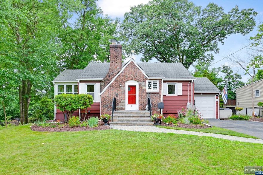 Move-in ready, this wonderful ranch style home has great curb appeal with new paver walkway and steps that lead you into an impeccably maintained ranch layout with living room w/frplc, dining/sunroom w/bar, updated kitchen, gorgeous full bath, master bedroom and an additional bedroom. Basement has family room,half bath, office, laundry, utility and storage. Walk up attic can easily be converted to living space. One car att gar with storage overhead. Be prepared to be wowed over the gorgeous, 70 x 180 fenced in rear yard! 0.4 miles to Montvale train station and the wonderful downtown area with restaurants, shops, banking, bowling alley, post office and elementary school w/rec field! Montvale has exceptional schools and great taxes! You won't want to miss this gem in a fabulous location.