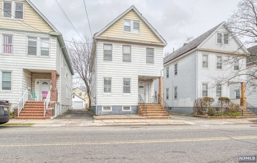 Fantastic investment opportunity in the 6th ward. Fully rented three family legal for 9 occupants, total monthly income $4,823.00. 1st Floor - 3 bedroom, 1 bath, living room and kitchen - rented for $1,795/month. 2nd Floor - 3 bedroom, 1 bath, living room, and kitchen - rented for $1,748/month. 3rd Floor - 2 bedroom, 1 bath, kitchen/living combo - rented for $1,280/month. Very good condition. Hardwood flooring and updated kitchen, newer windows, separate utilities. Parking for 4-6 cars. Close proximity to train station, Rutgers University, Robert Wood Johnson and St. Peters Hospital.