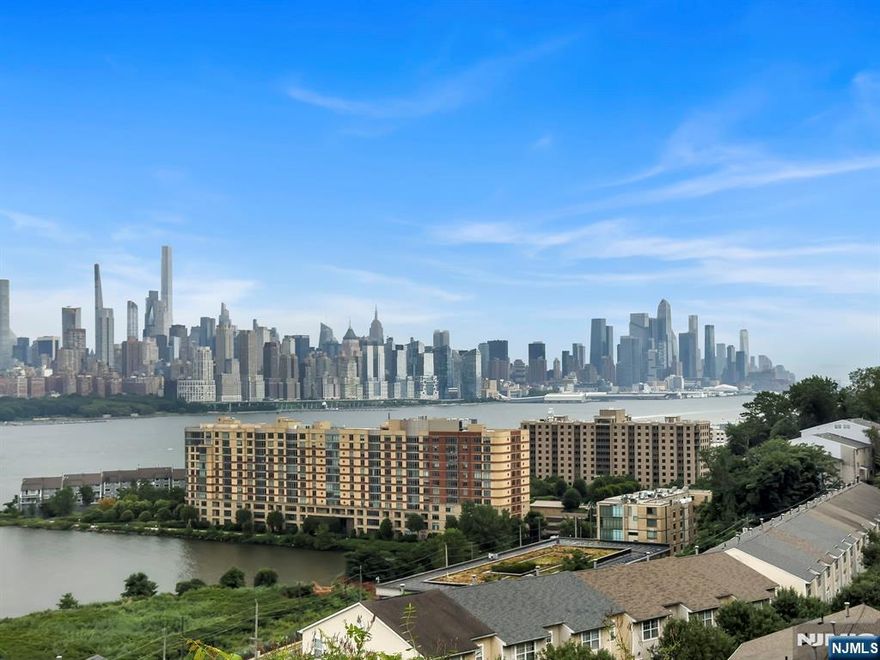 This well-maintained 2-bedroom Co-Op offers generous space, a smart layout, and incredible potential to make it your own. The open-concept living and dining area is filled with natural light from large windows with a partial NYC skyline views. The functional kitchen offers ample cabinetry and room to update to your taste. Both bedrooms are well-proportioned with good closet space, and the bathroom is clean and functional with opportunity for personalization. Freshly painted and move-in ready, this home is ideal for buyers looking to customize while enjoying a solid, livable space from day one. Located just steps from transportation and directly across from a sprawling park. A fantastic opportunity in a vibrant, commuter-friendly community! A Must see. Assoc. Fee 486.75, R.E. Tax 333.84 , Mortgage 309.43, Reserves 302.77 Total: 1,432.79.