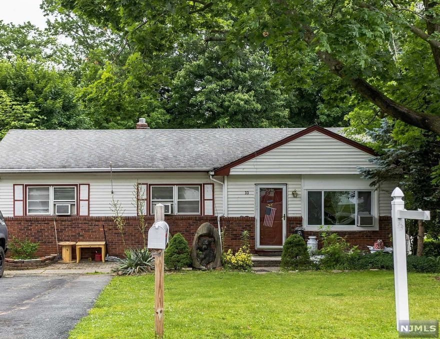 LOCATION, LOCATION, LOCATION! Charming expanded Ranch in a prime, residential area of Mahwah. This home offers three bedrooms and one bath on the main level, kitchen, living room and a spacious family room of the home with an additional living space, two bedrooms, bath and summer kitchen on the ground level of the home. Attached one car garage, large deck for entertaining and a private backyard - perfect for summer gatherings. Close proximity to shopping, restaurants, NYC transportation including the rail station, places of worship, parks, major highways and blue ribbon schools. Behind the property is Winter's Pond. Property is being sold as-is. Property in vacant.