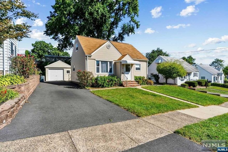 Apple picking & pumpkin carving are the only plans you'll need to consider after moving into this pristinely presented home in the desirable Allwood area. Enter into a welcoming vestibule & visualize your decor against the freshly painted walls and rich-toned harwood flooring throughout the 1st floor. Imagine preparing your first celebratory meal in a renovated kitchen with white cabinetry over granite countertops & serving it to your guests alfresco on a beautiful outdoor patio. Enjoy the peace & privacy of large bedrooms on both levels and an updated 1st floor bath. A finished lower level invites recreation for all ages & the convenience of a half bath.. In addition, local amenities include Albion Park, & Garrett Mountain Reservation offering camping, hiking, horseback riding, & a variety of sporting events. Commuters are welcome with the NYC bus stop only a few blocks away, train with parking only a short drive, & access to major highways within minutes.