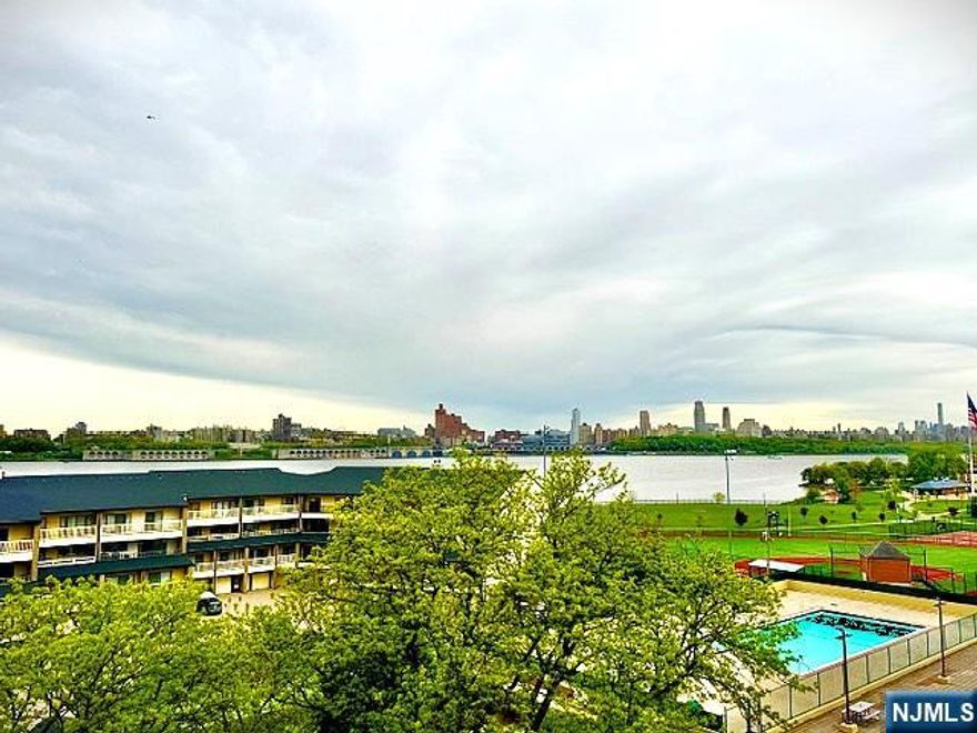 Experience luxury living at its finest in the prestigious Hudson Harbour, a premier hi-rise tower situated in a gated community in the heart of Edgewater with 24hr attended guard & concierge. This expansive, sun-drenched studio suite offers a sophisticated blend of elegance and comfort, featuring a wide-open floor plan and a private glass balcony with panoramic views of the NYC skyline, Hudson River, and George Washington Bridge. The residence is thoughtfully designed with floor-to-ceiling closets, a chef-inspired kitchen with stainless steel appliances, and a sleek, European spa-style bathroom. The versatile living area flows into a separate nookâ€”ideal for a dedicated sleeping spaceâ€”all illuminated by massive windows that flood the home with natural light. Living here means effortless convenience. Your all-inclusive monthly maintenance covers every utility (heat, water, electric, gas), a premium cable/internet package, and one outdoor parking space. Residents enjoy top-tier amenities, including a fitness center, outdoor pool, tennis court, play area, dog park and a newly renovated lobby, lounge and community room. Perfectly situated next to the Hudson River Boardwalk and Veterans Park, youâ€™re steps away from the NYC bus, ferry shuttle and just minutes from shopping centers, fine dining, spas, hotels and more. With its concrete-and-brick construction and unparalleled views, this is the ultimate alternative to Manhattan living. Listing agent is a relative to the seller.