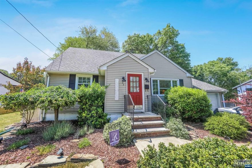 This 4 Bedroom, 2 Bath Cape Cod is much larger than it first appears and sits on an oversized, 94 x 117.5 lot, providing a ton of yard space and room for expansion. The house is in great shape along with its nice curb appeal on a wonderful block & neighborhood. Entry foyer leads to a spacious living room with hardwood flooring; eat in kitchen has room for a large table and has access to the deck. 2 nice sized bedrooms and a full bath complete this level. 2nd floor has two gracious sized bedrooms with vaulted ceilings and tons of closet space. Large Full Bath compliments the 2 bedrooms. Finished basement provides some great recreation space; office or gym area; as well as the laundry room with storage space & utilities. Large Deck out back finds a great place to barbecue & relax. Tremendous yard provides plenty of entertaining space and room to enjoy. Close to all levels of schooling, NYC transportation, local supermarkets and downtown Hillsdale. A nice home for sure!