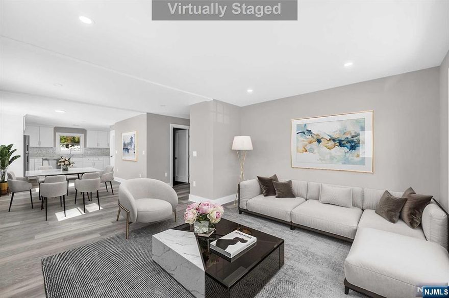 This beautifully renovated 2-bedroom, 1-bathroom rental offers modern living with all the comforts you need. Step inside to find a spacious and open layout, featuring a brand-new kitchen with stainless steel appliances, sleek quartz countertops, and plenty of cabinet space. The living area is perfect for relaxing or entertaining, with large windows providing abundant natural light. Both bedrooms are generously sized with ample closet space, and the updated bathroom boasts stylish finishes and fixtures. Additional updates include new flooring, fresh paint, and modern lighting throughout. Enjoy the convenience of two dedicated parking spaces and exclusive access to a private backyard - perfect for outdoor activities, gardening, or simply unwinding. Located in a prime neighborhood close to shopping, dining, and major highways, this rental offers easy access to everything Paramus has to offer. Don't miss this opportunity to make it your new home!!!