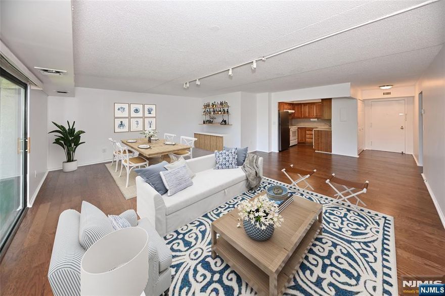 Welcome to Holiday Farms where you can enjoy pool, tennis, fitness room, rec/game room and beautiful grounds. Great opportunity to reside in this wonderful community where all utilities and common areas are included in the HOA. You will love this 4th floor unit offering an amazing location with gleaming floors, large bedroom with walk-in closet, spacious kitchen, large dining area, living room, great closet space and an immense terrace with beautiful views. There is one assigned outdoor parking space, plenty of parking for guests and a secured entry way into building. Every floor offers a laundry room, storage room, elevator and stairway access. You will not only enjoy the wonderful attributes at the Holiday Farms but also the wonderful town of River Vale with restaurants, shops, parks and schools. Come and enjoy this wonderful lifestyle!