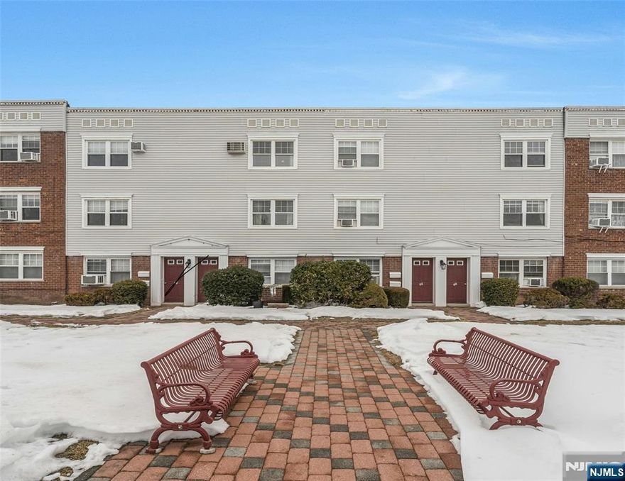 Beautiful and bright duplex in sought after Rutherford! A rare find, the flowing two-story layout features a spacious living room and an inviting eat-in kitchen on the main level, with two bedrooms and a full bath upstairs. Updates include new laminate flooring, newer refrigerator, and freshly painted walls. The monthly HOA fee covers all of the property taxes, heat and hot & cold water for simplified budgeting. A commuter's dream- ideally located minutes from the train station and bus stop for a quick trip to NYC. Benefit from top-rated schools and all the charm Rutherford has to offer, including a vibrant downtown with plenty of dining and shopping options, great parks and accessibility to highways.