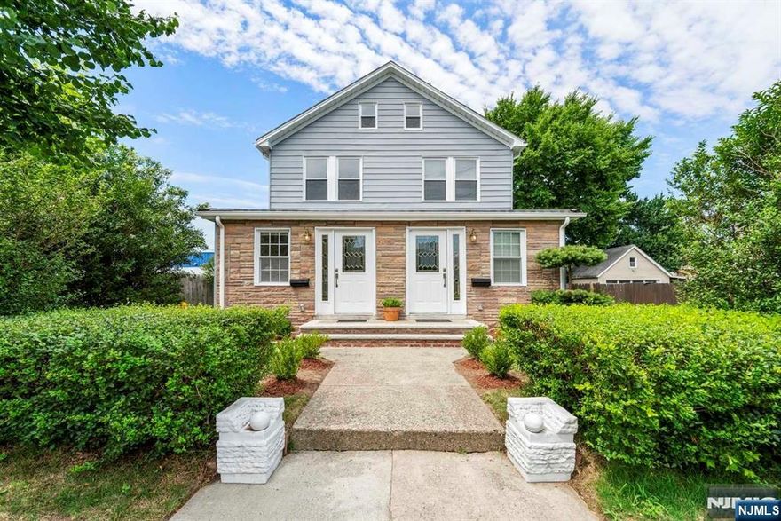 TOTALLY RENOVATED BEAUTIFUL DUPLEX STYLE 2FAMILY HOUSE LOCATED IN QUIET RESIDENTIAL AREA! 1ST FLO. FEATURES LARGE & BRIGHT LIVING ROOM, POWDER ROOM, NEW MODERN KITCHEN W/LARGE DINING ROOM, DOOR TO LARGE BACKYARD. 2ND FLOORS OFFERS TWO GOOD SIZE ROOMS , NEW FULL BATHROOM AND HUGE FINISHED ATTIC COULD BE PLAYROOM OR OFFICE! FULL BASEMENT HAS LAUNDRY ROOM AND LARGE STORAGE...PLEASURE TO SHOW!!!