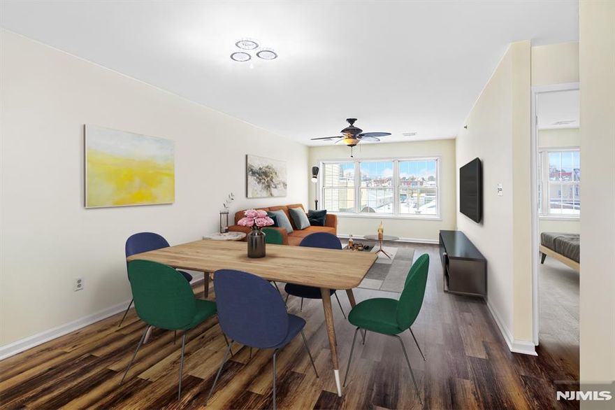 Step into Style, Convenience & Affordability in this Move-in-Ready 1 Bedroom 1 Bath Condo with low monthlies & 1 Deeded Parking at the Madison Riverview Boutique condo building. Contact/text Angela Cuciniello direct for more details 201.657-6084. Surrounded by urban convenience at the crossroads of Fairlawn & Hawthorne. Just a 10-min walk to Fairlawn town center. Discover the Beauty of this recently renovated, spacious, Open Concept floor-plan where everything has been done for you. Boasting brand new luxury flooring thu-out. The Modern Kitchen features brand new appliances, plenty of cabinetry & storage for the Cook. Tranquility await in the King size Bedroom with enormous walk-in-closet for the fashionista. A new luxury tiled full bath. Convenience of in unit full size washer/dryer laundry room, it doubles as a pantry/storage closet. Central HVAC. There is no elevator service in the building, a short flight to the 2nd floor. The Madison Riverview Condo is gated with security cameras. Pets are welcome. Low Monthly HOA of $349 Includes h/c water, 1 car deeded parking #18, snow removal. Commuter options to NYC Penn Station via NJ Transit Rail train is 22 miles from Hawthorne station. CONTACT ANGELA CUCINIELLO to learn more 201. 657-6084. Inspiring lower interest rates make this an Excellent choice in lieu of renting. Don't Miss Out!