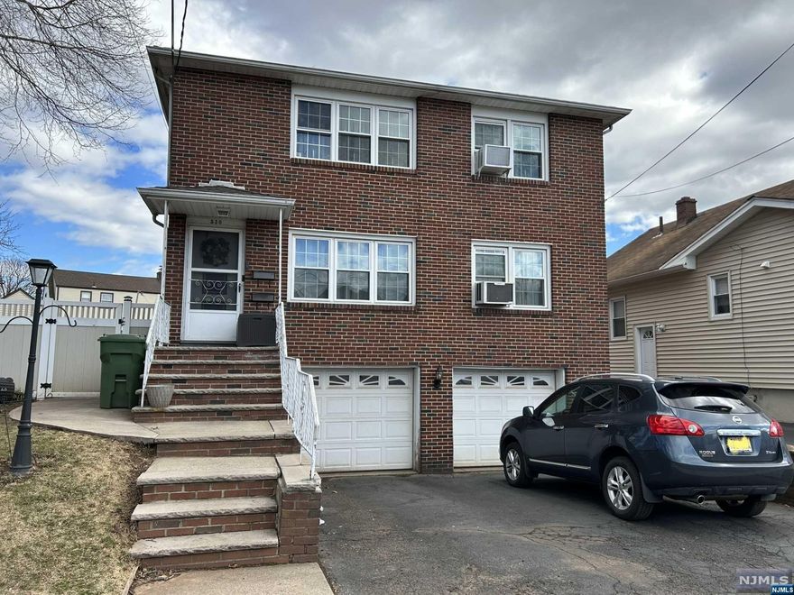 Located just across the street from the entrance to Warinanco Park, Union County's beautiful, 204-acre parkland, is this spacious 2-family, 2,378 sq. ft. home with 3 bedrooms and 1 full bath on each floor. Each unit has a living room and a dining room. There is hardwood flooring throughout. The roof is 12 years old. The property offers both a front and rear entry, and the back yard is fully fenced in. This property is being sold in "as-is" condition, with no known defects. Inspections will be done for informational purposes only. This is a terrific opportunity to own a great, income-producing property, in a convenient location with mass transit, shopping, restaurants and recreation all nearby.