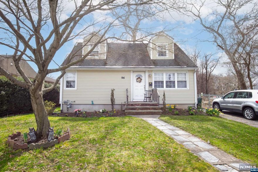 For more information on this home please contact Andrew Delgado- 347-502-8546. Much Larger than it appears is this 4 bedroom 1618 Sq ft Cape Cod. Enter into the hardwood floored formal living room. Two nice size bedrooms are steps away from the full bath. The MEIK connects to the formal dining room and bonus den. The side door leads to the manageable fenced in serene backyard with views of the flowing Ramapo River great for boating, Kayaking and Fishing with perpetual stocking of beautiful trout. The property abuts the beautiful Morris Canal Greenway with walking paths, park benches and Mother Nature in her full glory. The upper level features a primary bedroom, full bath and an additional spacious bedroom. The full unfinished basement lends itself to many possibilities. Easy access to Routes 23+287. Fabulous downtown for easy strolls and shopping! Lender may require flood insurance.