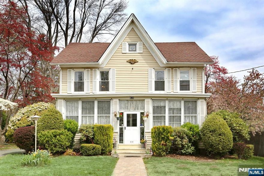 Welcome to this charming Colonial home, located in the heart of Oradell! Enter past the enclosed front porch into the center hall, where youâ€™ll find the Living room coupled to the Dining room, which connects to the large eat-in Kitchen with island and Breakfast Area. Continue on back through the Laundry/Bath to the Den that leads to the Family room. Upstairs, you will find the Primary Bedroom, Full Bathroom, and three more Bedrooms - one tandem to the Study with backstairs to the Kitchen and side entrance. At the end of the hall is the walk-up to the Attic, offering spacious potential and plenty of storage. The extended fenced-in backyard boasts a deck, basketball court, side patio, shed, and is ready for enjoyment. Primary and secondary schools are just a short distance away, as well as bus/train transit, dining, shopping, and more. Bring your ideas and make this home yours!