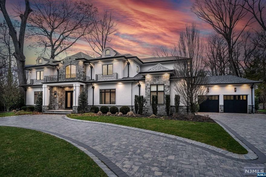 Absolutely spectacular custom built home in ultra-desirable Tenafly location, built with the most luxurious of finishes & features sitting on an extremely quiet, low traffic street. This dream home features 6 bedrooms, 6 full bathrooms, 2 half bathrooms & boasts over 8,500 on all levels. Truly a Smart Home inside & out w. full home Savant System that controls climate, music, lighting, blinds, & ambiance. Grand entrance foyer w. custom spiral staircase welcomes you. Amazing features in every room. Stunning Chef's Kitchen, Dream Primary Bedroom Wing, Junior Suites w. WIC's & gorgeous En-Suite Baths. Breathtaking Backyard Oasis w. heated saltwater gunite pool & spa & covered patio w. FP & outdoor kitchen. Entertainer's Dream basement w. Theater, Gym, SPA w. dry sauna & commercial-grade steam shower, wet-bar, wine cellar, & more. Tenafly is home to BLUE RIBBON schools - elementary is walking distance. Full home details found on the home's website. Like no home you have ever seen.
