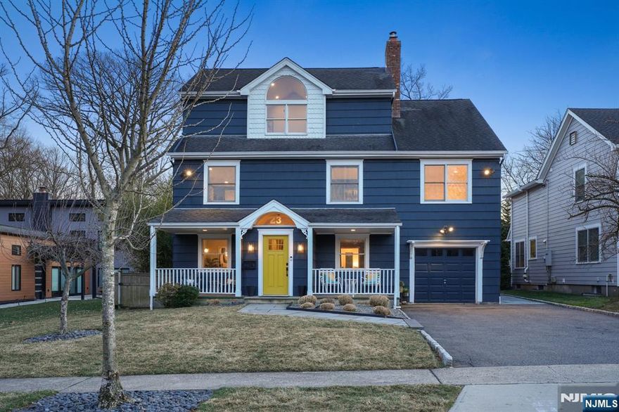 Ideally located just a few yards from Brookdale Park, experience a home where timeless architecture meets modern luxury, meticulously renovated & impeccably maintained! This exceptional colonial offers 5 bedrooms, 3 full & 2 half baths, and thoughtfully designed layout for both everyday living and entertaining. The chef's inspired kitchen is beautifully appointed w/ Carrara marble counters, custom cabinetry, & high-end appliances, seamlessly opening to a sunlit family room w/ French doors leading to a private, resort-style backyard. Enjoy a heated in-ground pool, an expansive patio, & lush landscaping, creating an idyllic setting for a quiet retreat or a lively gathering! The main level also features a design-forward living room w/ a fireplace, a sunlit dining room, & butler's pantry w/ wine refrig. Upstairs, the primary suite features vaulted ceilings, a spa-like ensuite w/ soaking tub, & stall shower & a walk-in closet. Three add'l bedrooms & a laundry room complete the 2nd floor. Third level offers exceptional flexibility w/ a bedroom, bath, home office, & bonus music or creative space. The finished lower level is equally impressive, w/ a rec room, home gym, powder room, & a billiard/bar area w/ direct access to the backyard. Add'l highlights include two-zone central air, a whole-house generator, & an attchd garage. This incredible Upper Montclair home is close to shops, dining, and NYC train access. A rare offering combining lifestyle, location, and luxury, welcome home!