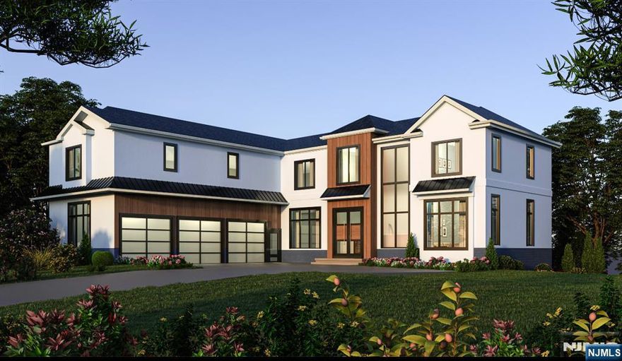This Ultra Lux home is being built by one of NJ's Top Builders, Fermano Builders. This Home sits on a rare approx. 25k sqft tree lined lot on quiet street. Your doors open to Dramatic 2-Story Foyer which leads to your Formal DR & LR, 2 Story Grt Rm w/ flr to ceiling Fire Place & intricate millwork & trim throughout. Off your Great Room is Brkfst Nook & Chef's Kthn w/ Top Line Appliances, Cstm Cabinetry, Butler's Pntry, XL Waterfall Island all accented with lighting. 1st floor is completed w/ Bdrm & Fbth. 2nd flr consists of Grand Primary Suite w/ high ceilings throughout, Personal W/I Closets, luxurious spa like bthrm. Your 2nd flr is completed with 3 adtnl bedrms & ensuite bthrms and Laundry Room. Your walk out bsmnt offers Home Thtr, Gym, Bdrm w/ Fbth, & expansive rec room. Backyard is complete w/ custom Pool / Jacuzzi, covered porch, custom stone patio & landscaping. Completing your home is 3 car garage. Pics are of similar listing subject to change