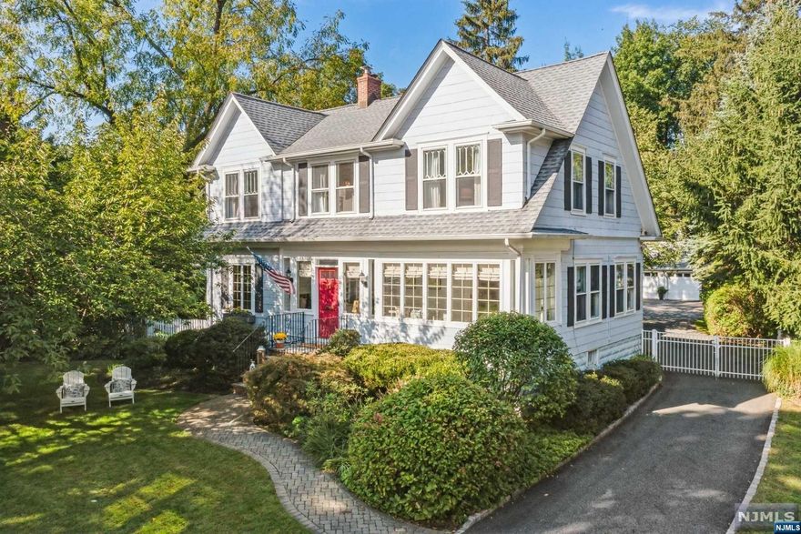 Nestled in Upper Montclair's sought after Fieldstone Section, this light-filled Colonial home is situated on a generous .41-acre lot, offering a deep backyard with endless possibilities. The heart of this home is the spacious eat-in chef's kitchen, perfect for culinary enthusiasts. It provides easy access to the deck, making outdoor entertaining & dining a breeze. With four bedrooms and two well-appointed bathrooms, there's ample room for your family to grow and thrive. Enjoy the bright and welcoming sunroom. The lower level boasts an expansive family room, laundry & plenty of storage. Conveniently park your cars in the two car garage, or like so many, convert to a home gym and/or work from space. This gracious colonial home is totally turnkey!