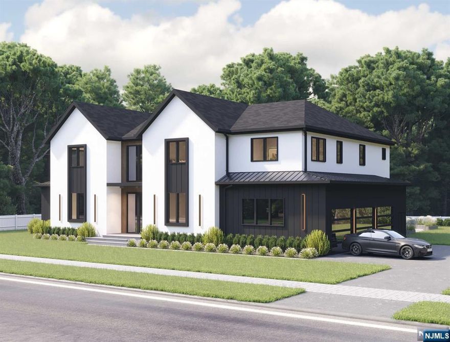 Welcome to this modern brand-new construction on an idyllic street on the East Hill of Demarest. This luxury living showcases a seamless fusion of contemporary elegance such as the awe-inspiring great room with stunning fireplace and towering 20-foot ceilings and timeless sophistication featured in the grand foyer entrance, formal living and dining room. The sprawling home spans approximately 8,035 square feet (including full basement) of meticulously planned living spaces throughout the lavish primary and 5 ensuite bedrooms with radiant-heated bathrooms. Entertain guests cooking in the gourmet kitchen with elegant water-fall island, or relax in the basement with a wet-bar, home theatre and gym, or escape to the beautifully landscaped backyard featuring a covered patio with fireplace, a heated pool and relaxing hot tub. Enjoy the convenience and efficiency of smart home technology, 2 EV charging stations, 26KW generator, climate, and entertainment systems with ease.