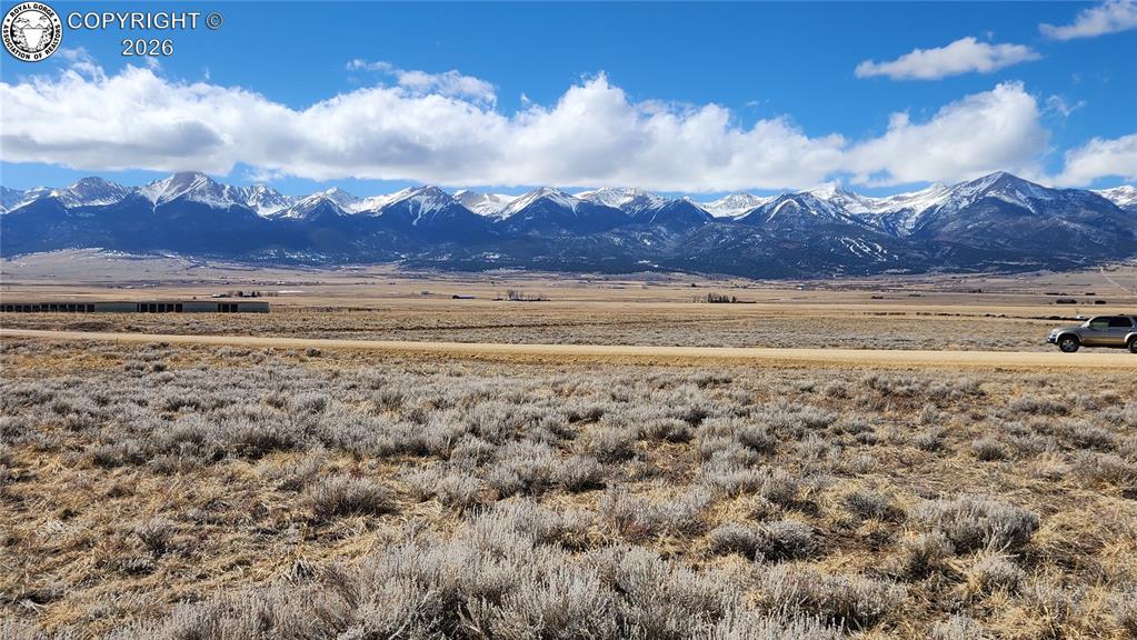 Mountain view with a rural view