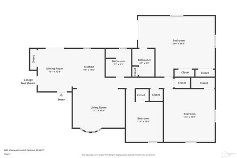 Tiny photo for 8485 S Stoney Creek Road, Frenchtown Township, MI 48117 (MLS # 57050199723)