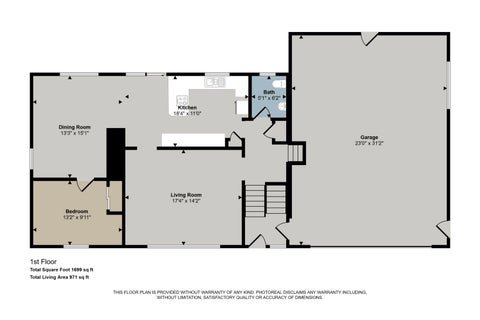 Tiny photo for 1490 Marwood Drive SE, Kentwood City, MI 49508 (MLS # 65026045887)
