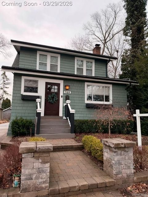 340 W Maplehurst Street Ferndale City MI 48220