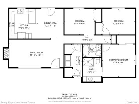 Tiny photo for 4329 Atkins Road, Port Huron Charter Township, MI 48060 (MLS # 20261015685)