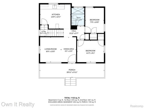 Tiny photo for 9207 Stout Street, Detroit City, MI 48228 (MLS # 20261068188)