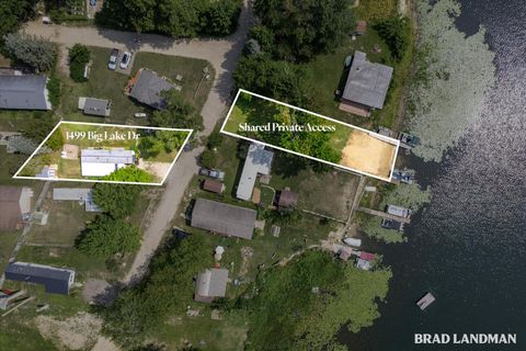 Tiny photo for 1499 Big Lake Drive, Watson Township, MI 49328 (MLS # 65026025902)