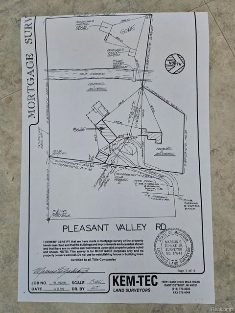 5920 PLEASANT VALLEY Road Brighton Township MI 48116