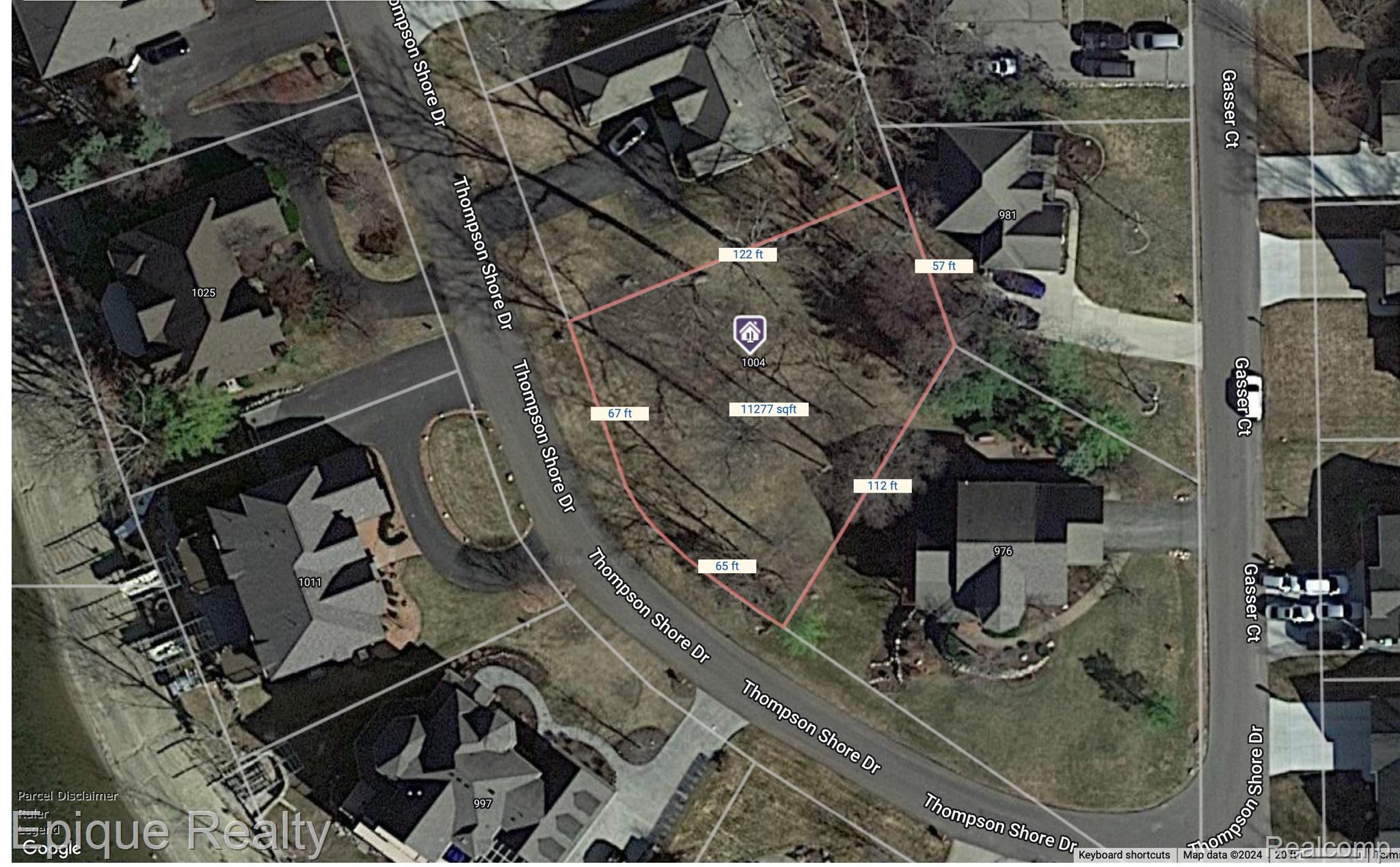 VACANT LOT THOMPSON SHORE Drive