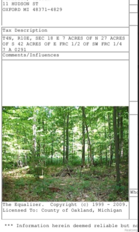 0000 0000 Lake Orion Village MI 48360